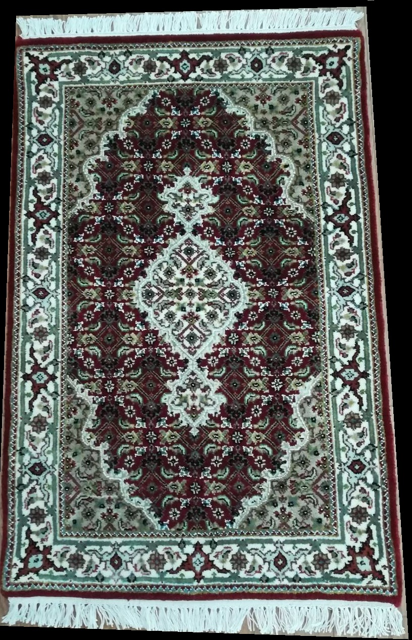 IM0081 インドマヒ 手織り 63×95