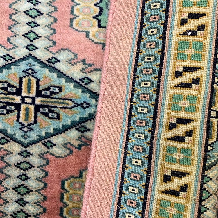 JA6672 パキスタン手織り絨毯 ハイクオリティ ピンク | じゅうたん売場 