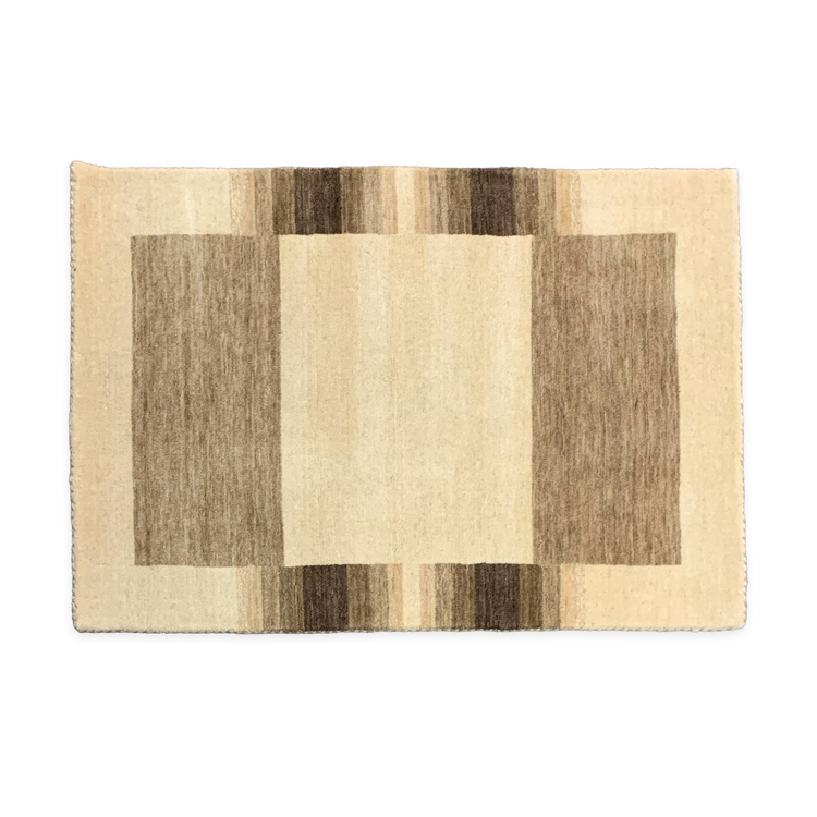 インド絨毯 ギャッベ 手織り 62×92
