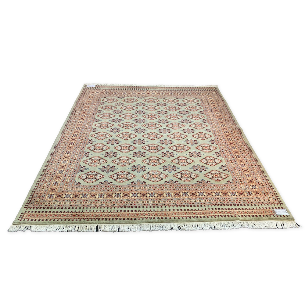 JA9364 パキスタン絨毯 手織り 204×248